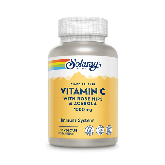 Solaray Vitamin C with Rose Hips & Acerola 1000mg V