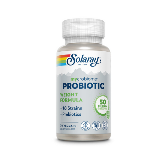 Solaray Mycrobiome Probiotic Weight Formula 30Cap V GF