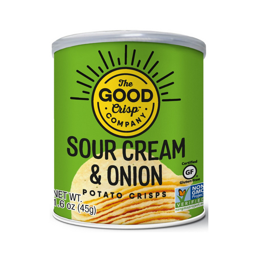 The Good Crisp Chip Potato Onion Sour GF 1.6oz