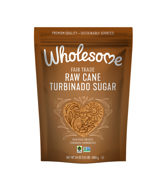 Wholesome Raw Cane Turbinado Sugar 24oz