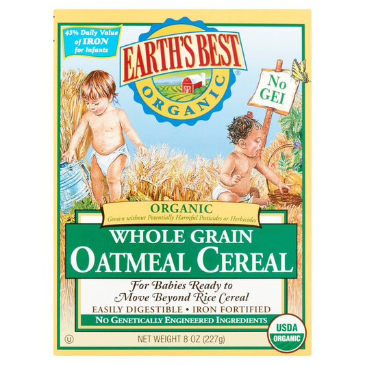 Earth's Best Cereal Baby Oatmeal OG