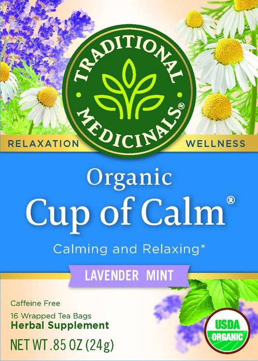 Traditional Medicinals Organic Cup of Calm Tea 16c