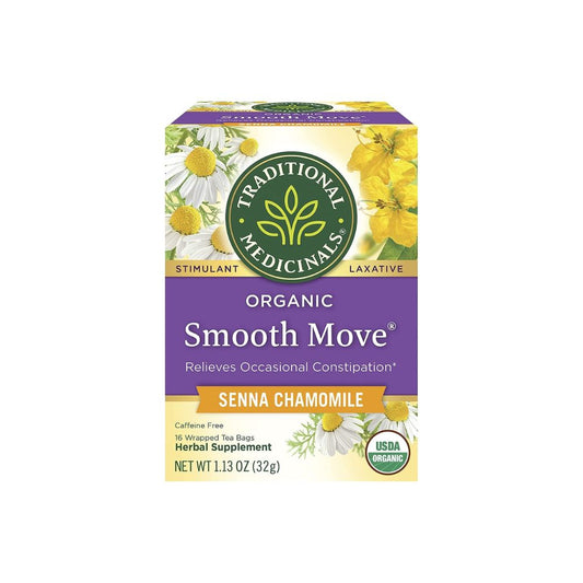 Traditional Medicinals Organic Smooth Move Chamomile Tea 16 c