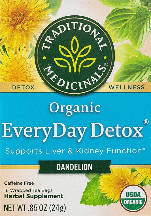 Traditional Medicinals Everyday Detox Dandelion Tea 16 c