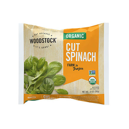 Woodstock Organic Frozen Cut Spinach 10oz