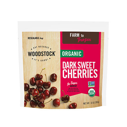 Woodstock Organic Frozen Dark Sweet Cherries 10oz