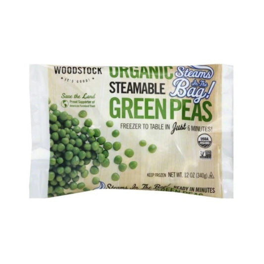 Woodstock Frozen Peas Green Steam OG 12oz