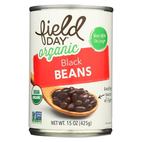 Field Day Organic Black Beans 15oz