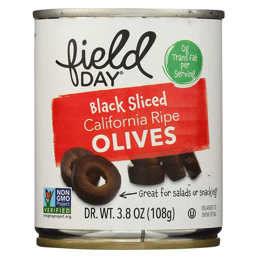 Field Day Can Olive Black Sliced