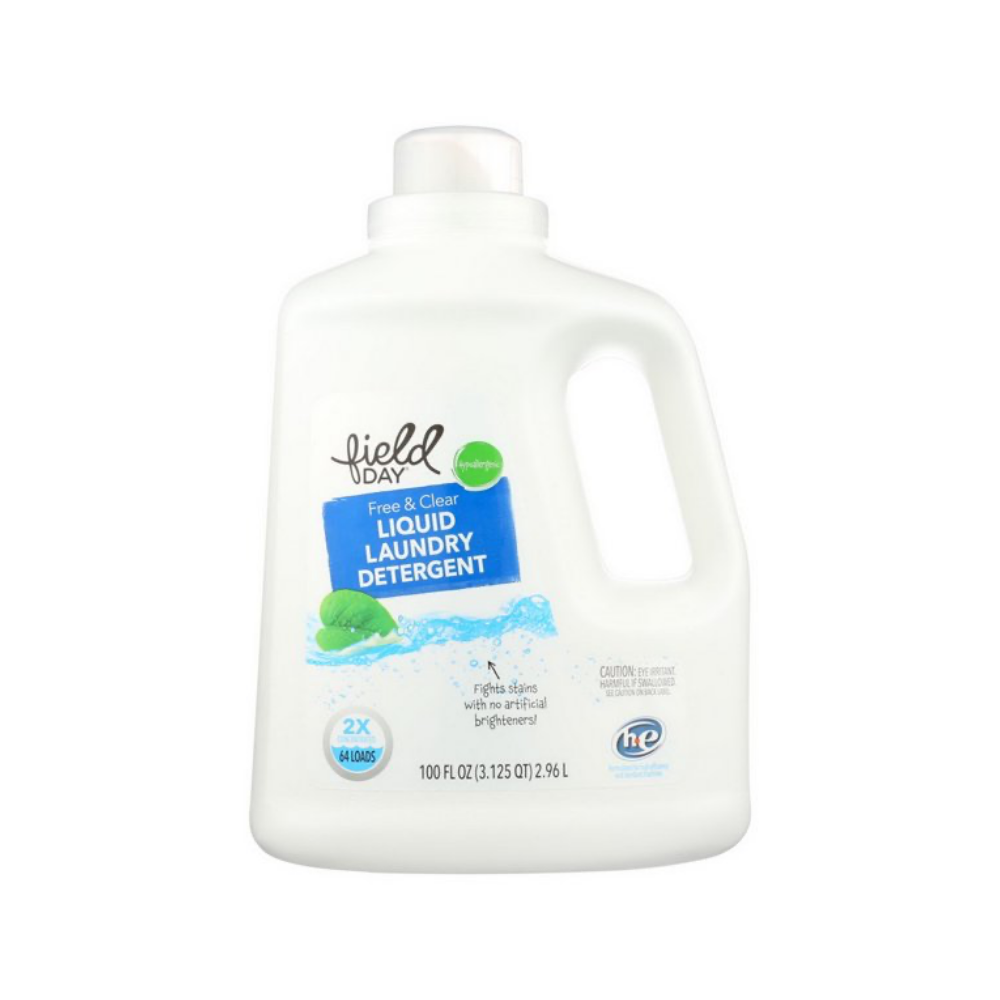 Field Day Free and Clear Liquid Laundry Detergent 100oz