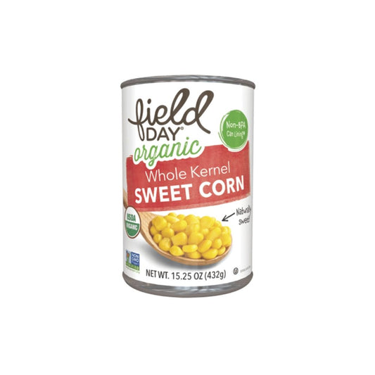 Field Day Organic Whole Kernal Sweet Corn 15.25oz