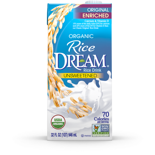 Rice Dream Enriched Unsweetened Rice Milk 32oz