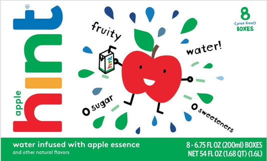 Hint Kids Apple, Fruity Water 8c