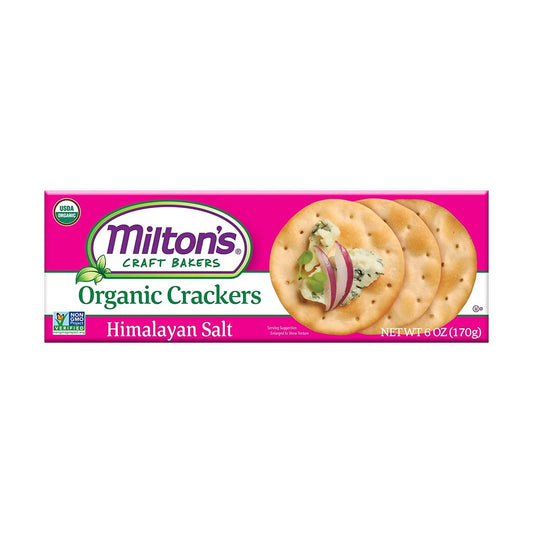 Milton's Organic Himalayan Salt Crackers 6oz