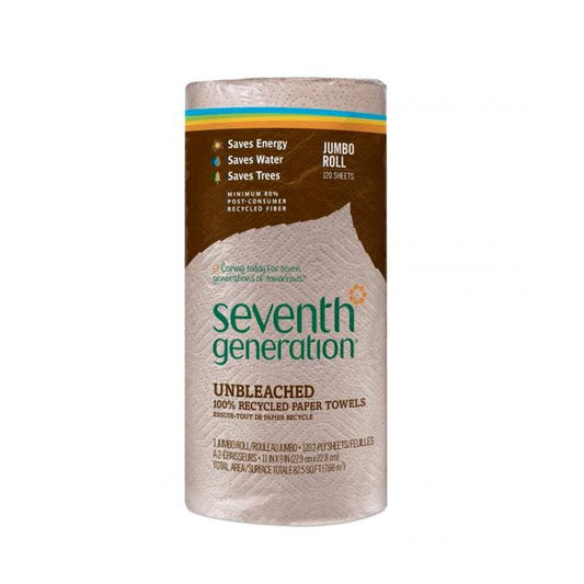 Seventh Generation 100% Recycled Paper Towel - Unbleached 120 c