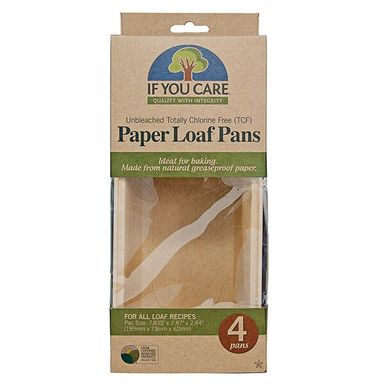 If You Care Paper Baking Pan Loaf 4c