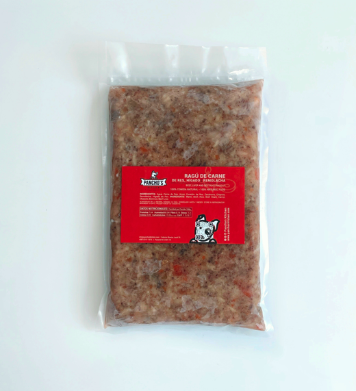 Pancho's Kitchen Dog Food -Beef, Liver and Beetroot Ragout 16oz