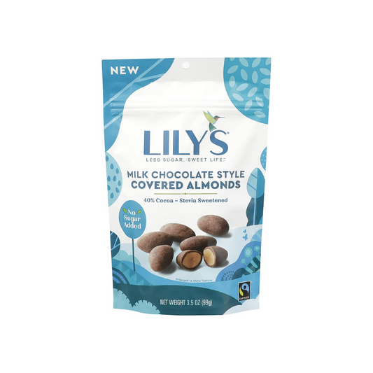 Lily's Sweets Snack Chocolate Milk Almond Covered