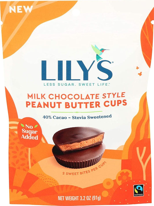Lily's Sweets Cup Chocolate Milk Peanut Butter 3.2oz