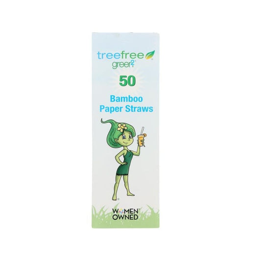 Tree Free Green2 Straws Bamboo 50c
