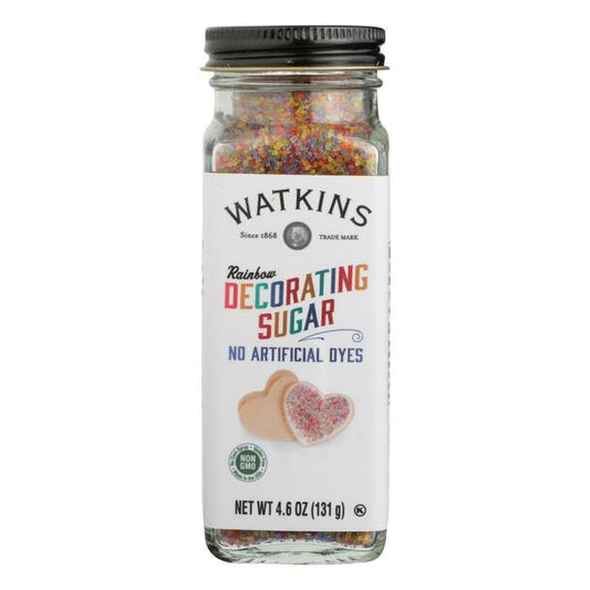 Watkins Food Decor Sugar Rainbow 3.5oz
