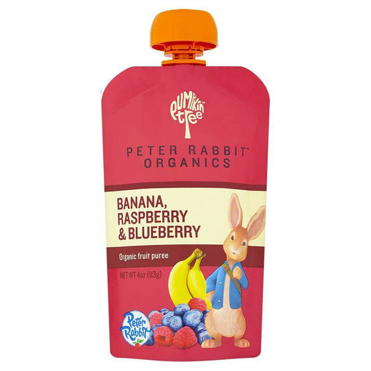 Peter Rabbit Organics Raspberry, Banana and Blueberry Fruit Snack