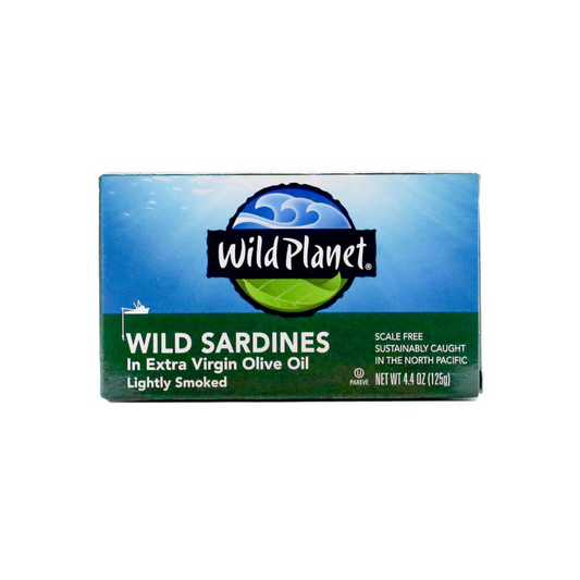 Wild Planet Can Sardine Smoke Olive 4.4oz