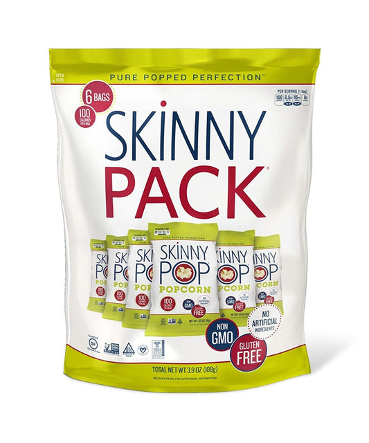 Skinny Popcorn Bags Low Calories GF 6c