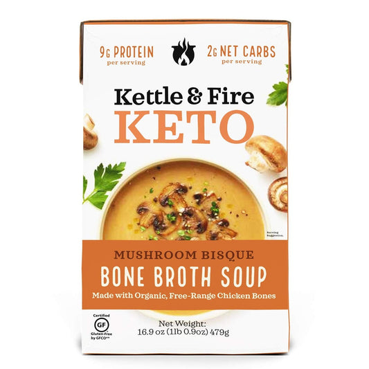 Kettle & Fire Soup Keto Mushroom Bisque 16.9oz