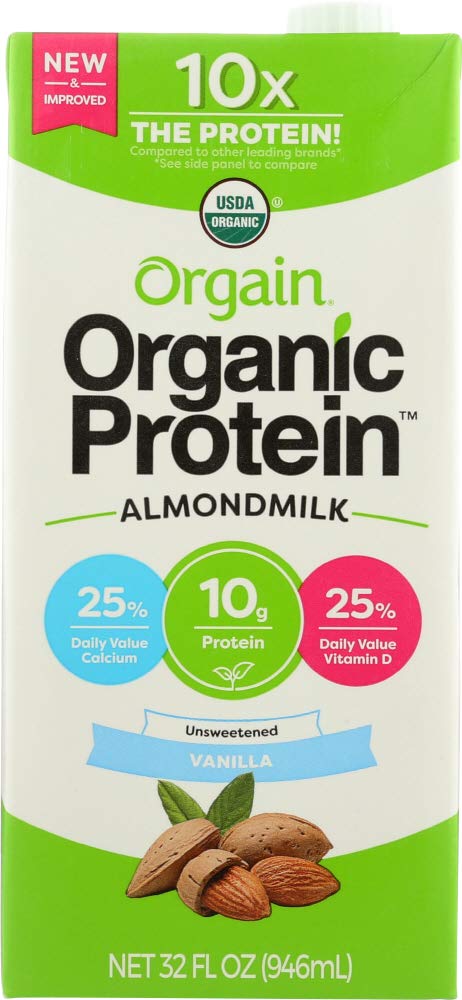 Orgain Almondmilk Vanilla Unsweetened 32oz