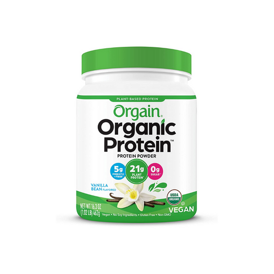 Orgain Organic Vegan Plant-based Protein Powder - Vanilla Bean 16oz