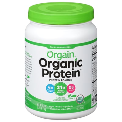 Organic Protein Powder Unsweetened OG 25oz