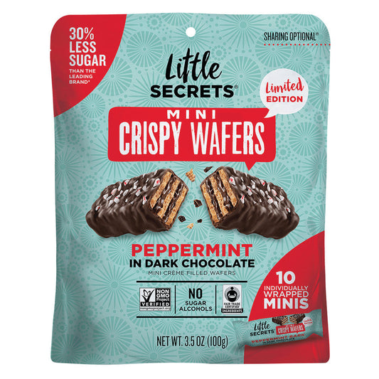 Little Secrets Choco Wafer Dark Peppermint 10c