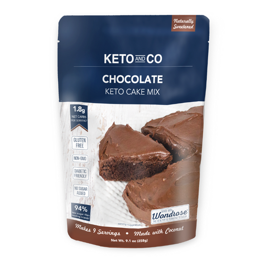 Keto and Co Mix Keto Cake Chocolate 9.1oz