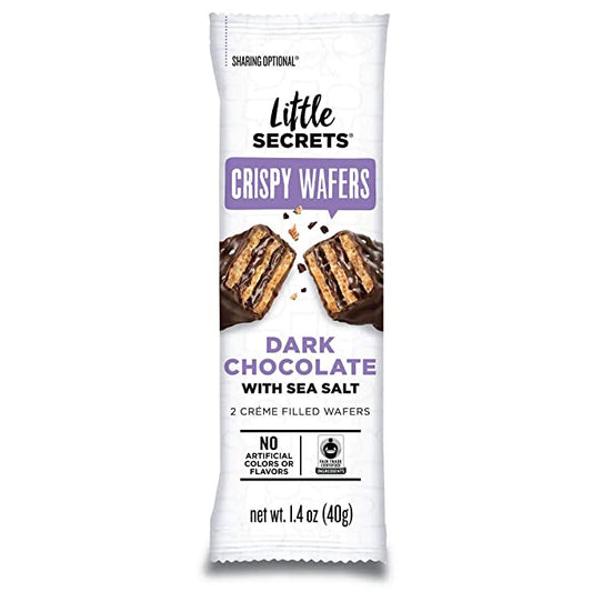 Little Secrets Dark Chocolate Sea Salt Crispy Wafers 1.4oz