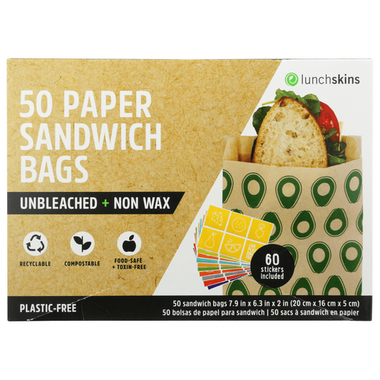 LunchSkins Bag Sandwich Non Wax Chevron 1c