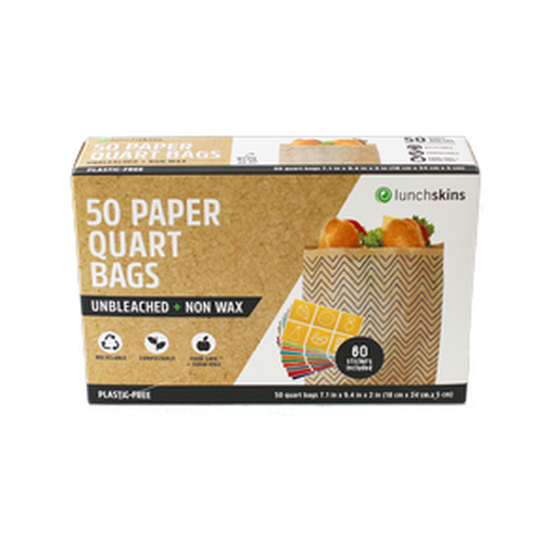 Lunchskins Bag Paper Long No Wax 50c