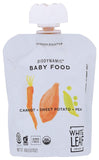 White Leaf Provisions Organic Biodynamic Baby Food - Carrot + Sweet Potato + Pea 3.17oz