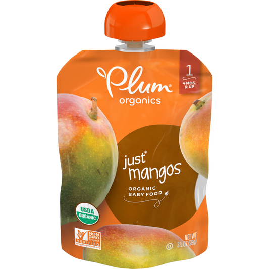 Plum Organics Mangos Baby Food 3.5oz