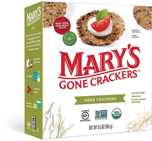 Mary's Gone Crackers Herb Crackers 6.5oz