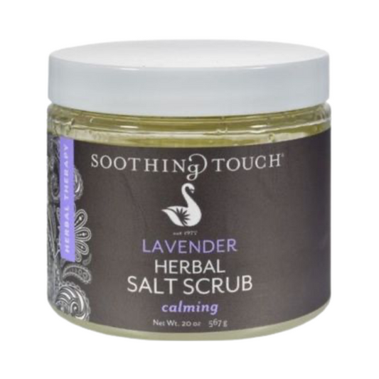 Soothing Touch Lavender Herbal Salt Scrub 20oz