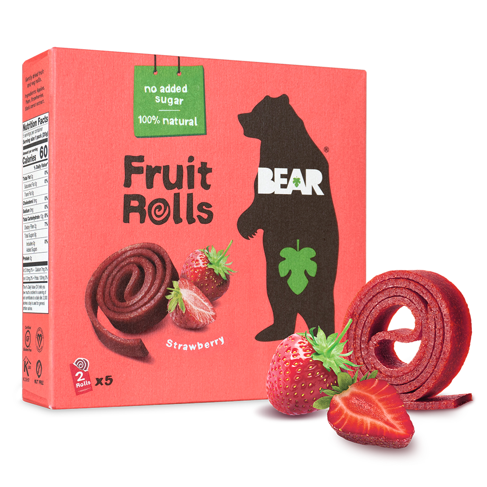 Bear Snack Fruit Strawberry GF 3.5oz