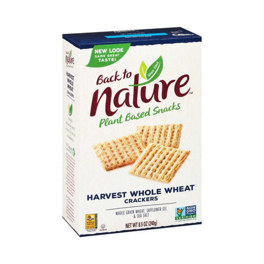 Back to Nature Harvest Whole Wheat Crackers 8.5oz