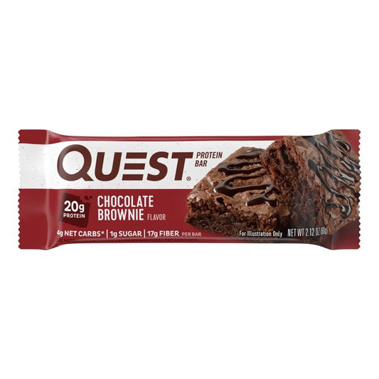 Quest Nutrition Chocolate Brownie Flavor Protein Bar 2oz