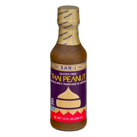 SanJ Sauce Thai Peanut GF 10oz