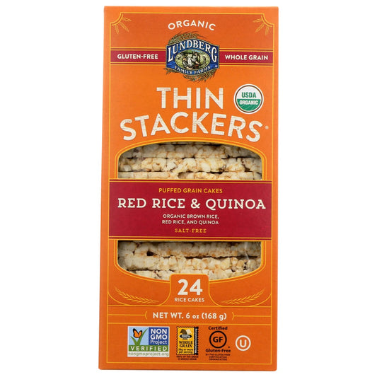 Lundberg Thin Stacker Organic Red Rice and Quinoa 6oz