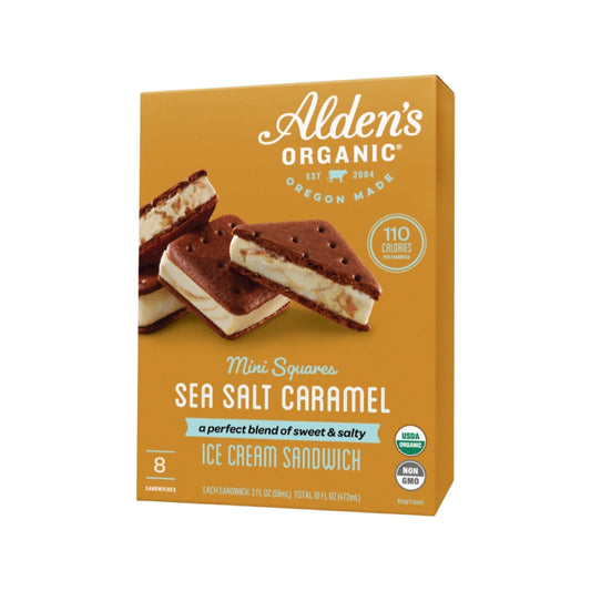 Alden's Organic Sea Salt Caramel Sandwiches 8 c